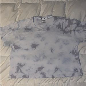 White tie dye Pink brand shirt